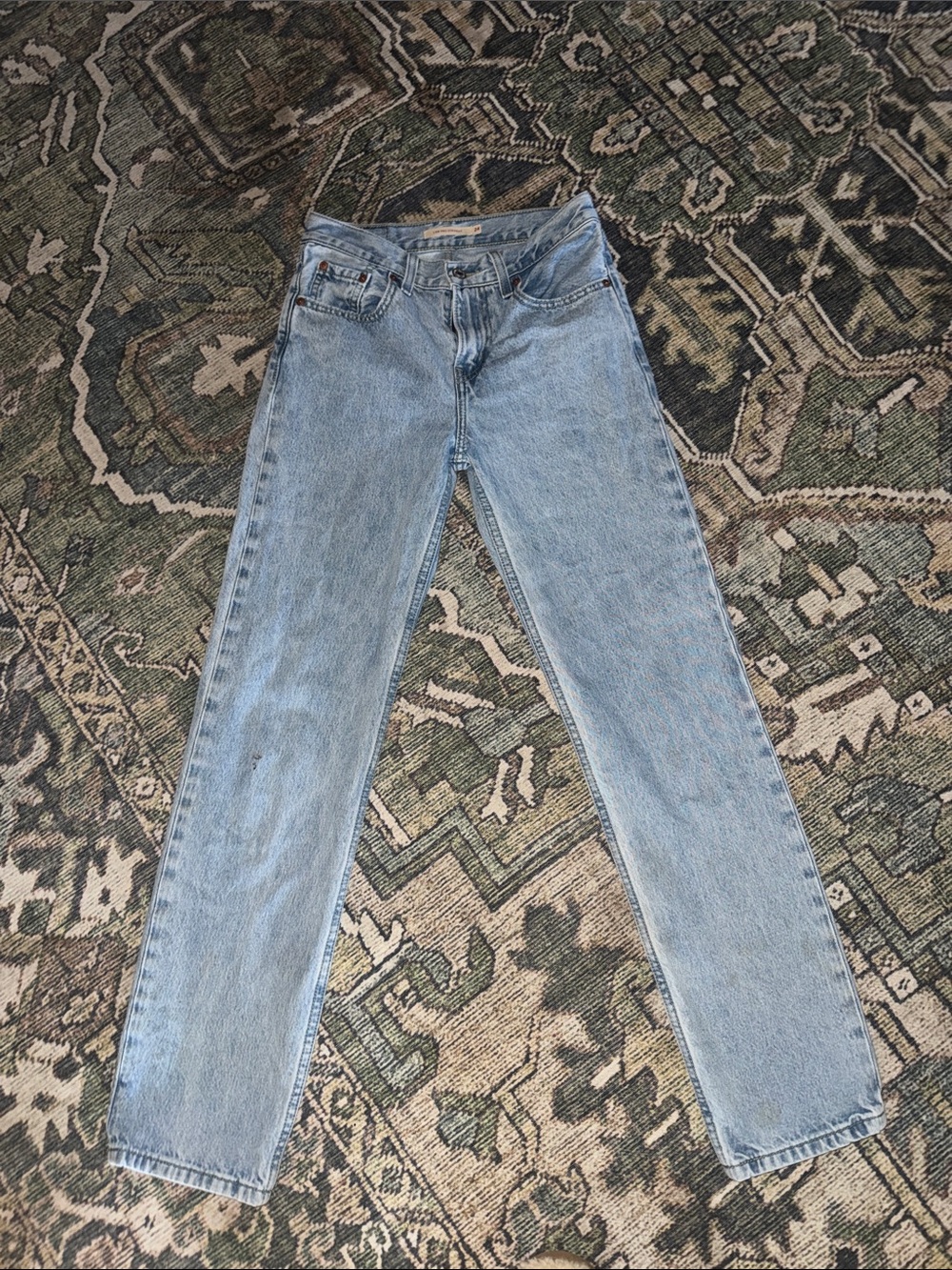 Light Blue Women's Straight-Leg Jeans